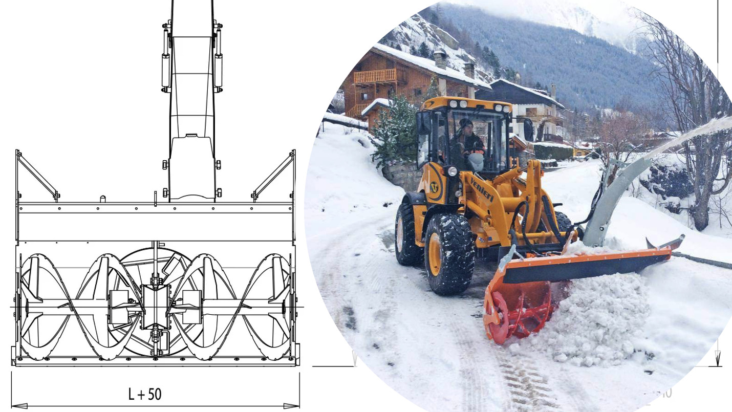 Снегоочиститель шнекороторный схема